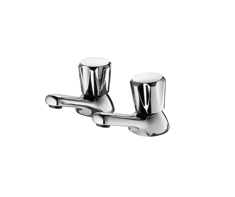 Bristan VAC 1/2 C MT Rubinetti per vasche da disco con teste metalliche cromate