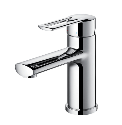 Rubinetto per lavabo monoforo Rubinetto per bagno cromato con maniglia in zinco