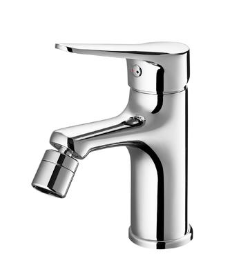 Rubinetto bidet in ottone massiccio con manico in zinco per il bagno previene le impronte digitali