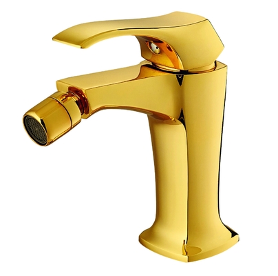 Rubinetti per bidet oro chiaro antigoccia Rubinetti per vasca alta e fredda da 157 mm
