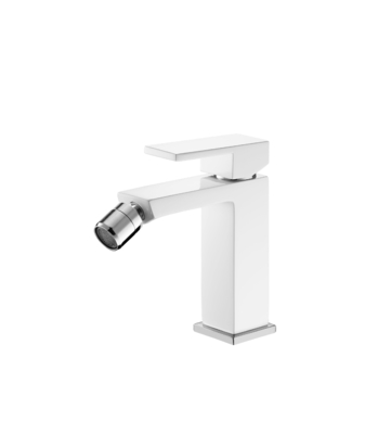 Rubinetto bidet WC in ottone bianco una maniglia 0,5 bar Miscelatore acqua calda e fredda