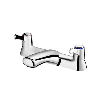 Rubinetto moderno a due maniglie Rubinetto da bagno centrale da 228 mm di lunghezza