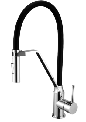 Rubinetto da cucina con spruzzatore estraibile a 2 modalità