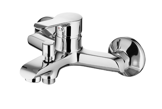 CONNE Rubinetto miscelatore doccia a parete in ottone per vasca da bagno facile da installare