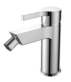 l'alta piattaforma lunga 160mm del rubinetto di miscelatore del bidet di 184mm ha montato i rubinetti del bacino