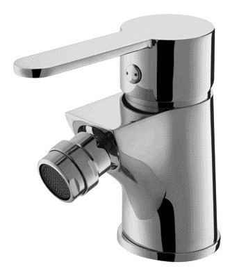 Miscelatore per lavabo in ottone cromato girevole a 360° per bidet