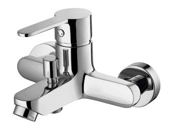 Miscelatori per vasca da bagno OEM a parete con valvola deviatrice contemporanei