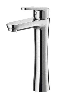 Rubinetto lavabo in ottone cromato Miscelazione acqua calda e fredda
