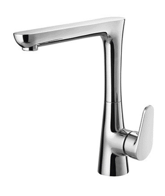 Miscelatore da cucina girevole a 360° Miscelatore monocomando per lavello Corpo in zinco