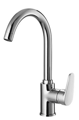 Rubinetto miscelatore monocomando da cucina girevole a 360° Rubinetto miscelatore ad alta pressione per lavello da cucina