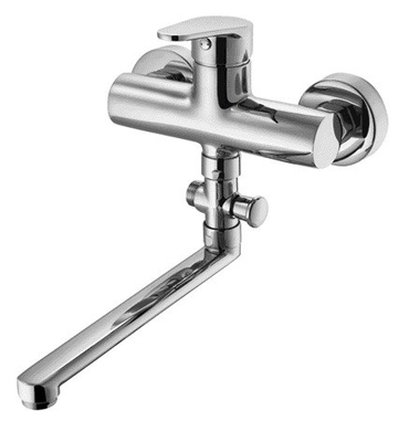 rubinetto di mescolanza caldo freddo della Unico leva del rubinetto di miscelatore del bagno del A lungo becco