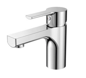 Rubinetto Miscelatore Lavabo A Cartuccia In Ceramica Da 35 Mm Con Beccuccio Altezza 74 Mm