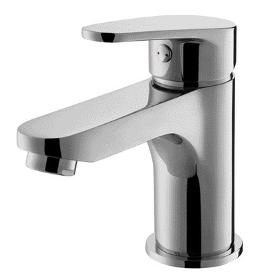 Rubinetto Miscelatore Bagno Monocomando Con Flessibili Acqua Calda Fredda Da 40 Cm 3/8 Pollici