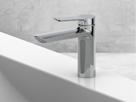 Rubinetto Bagno Monocomando Cromo Nero Senza Tirante
