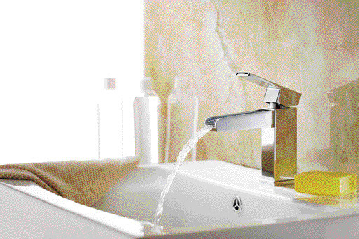 Rubinetto d'ottone della cascata del singolo miscelatore della leva per il bagno