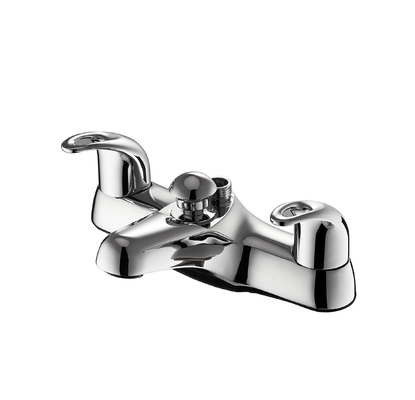Prova di corrosione doppia Monobloc rotonda moderna del rubinetto del bagno della maniglia