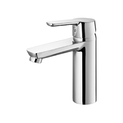 Il singolo lavandino del bagno del miscelatore del bacino del foro spilla la buona arte cromata
