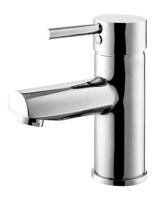 Rubinetto del miscelatore del vasino per bagno o bagno solo rubinetto freddo bassa pressione tubo di 3/8 pollici cromo