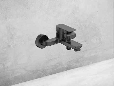 Flusso di lavandino a manica singola Rubinetto a muro Rubinetto doccia e bagno Rubinetto resistente