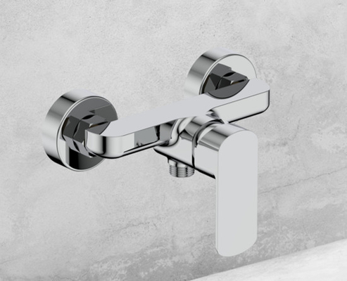 Miscelatore doccia risparmio acqua per il bagno Rubinetto doccia resistente agli graffi Senza becco Facile da pulire