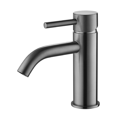 Rubinetto per miscelatore montato sul ponte di una valvola in ceramica 0460 Rubinetto da cucina con acqua calda e fredda con maniglia in lega di zinco